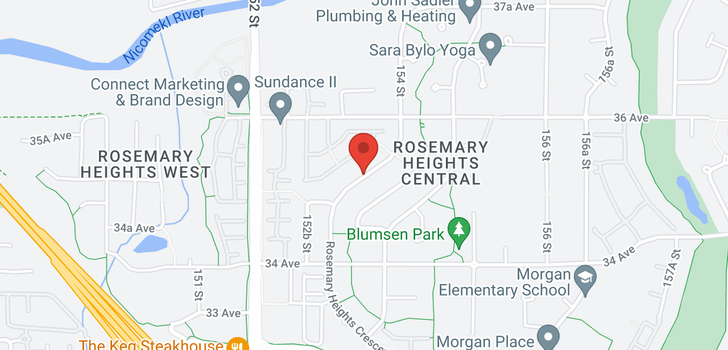 map of 3530 ROSEMARY HEIGHTS CRESCENT